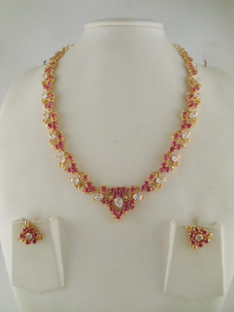 1gm Gold Jewelry Necklace Sets