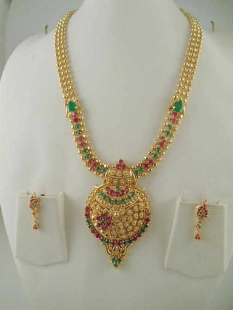 1gm necklace set discount
