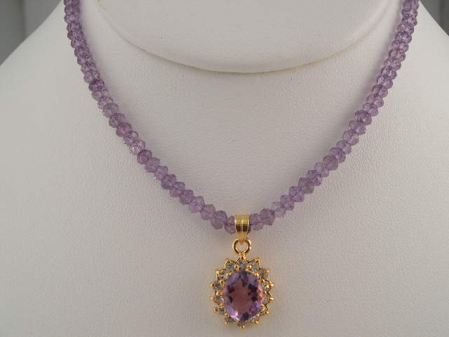 Amethsyt Jewelry Necklace