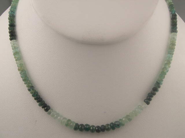 Multi shade Emerald Necklace