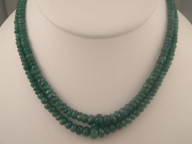 Emerald Necklace - Double layer